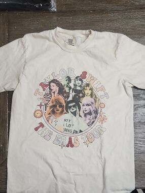 Comfort Colors Taylor Swift Eras Tour Graphic Tee - Cream